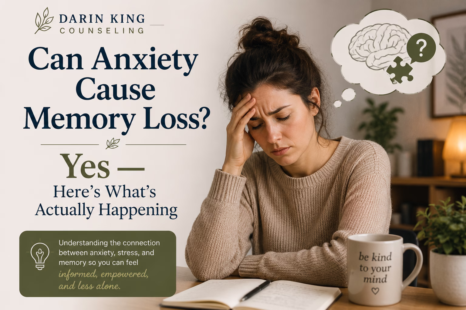 Can Anxiety Cause Memory Loss? Yes — Here’s What’s Actually Happening
