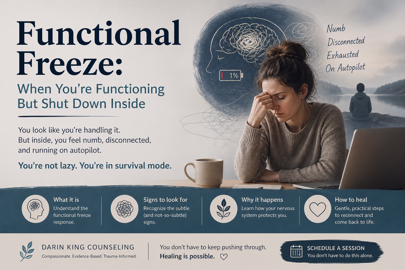 Functional Freeze: When You’re Functioning But Shut Down Inside