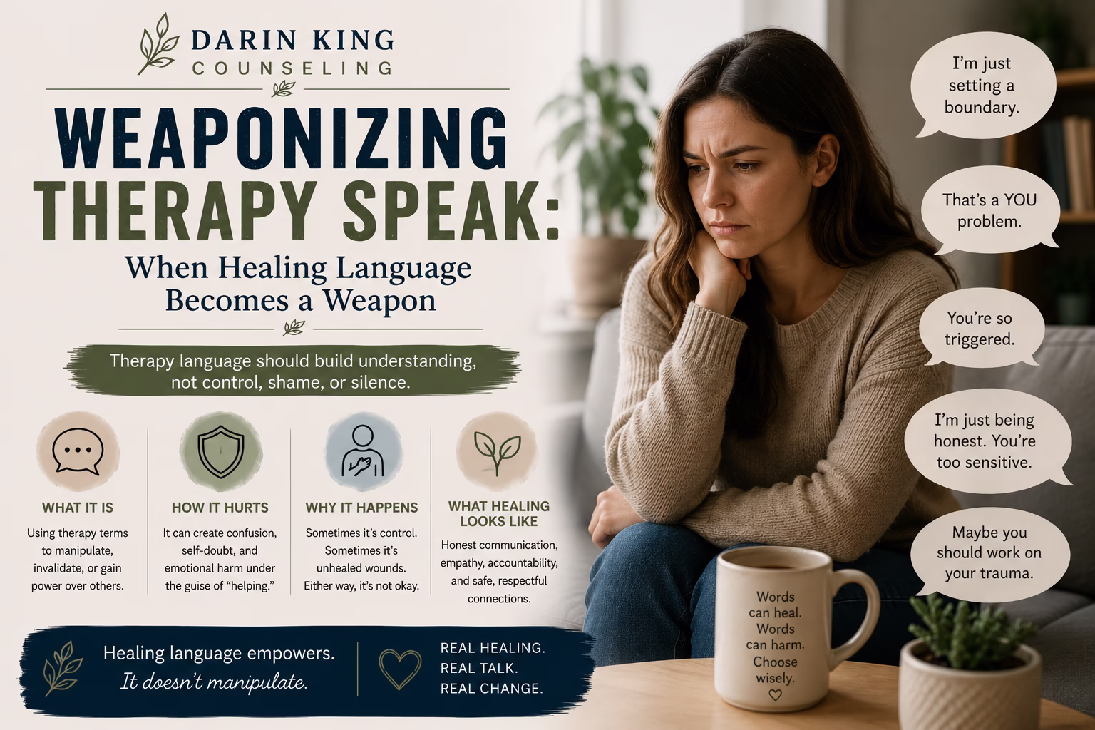 Weaponizing Therapy Speak: When Healing Language Becomes a Weapon