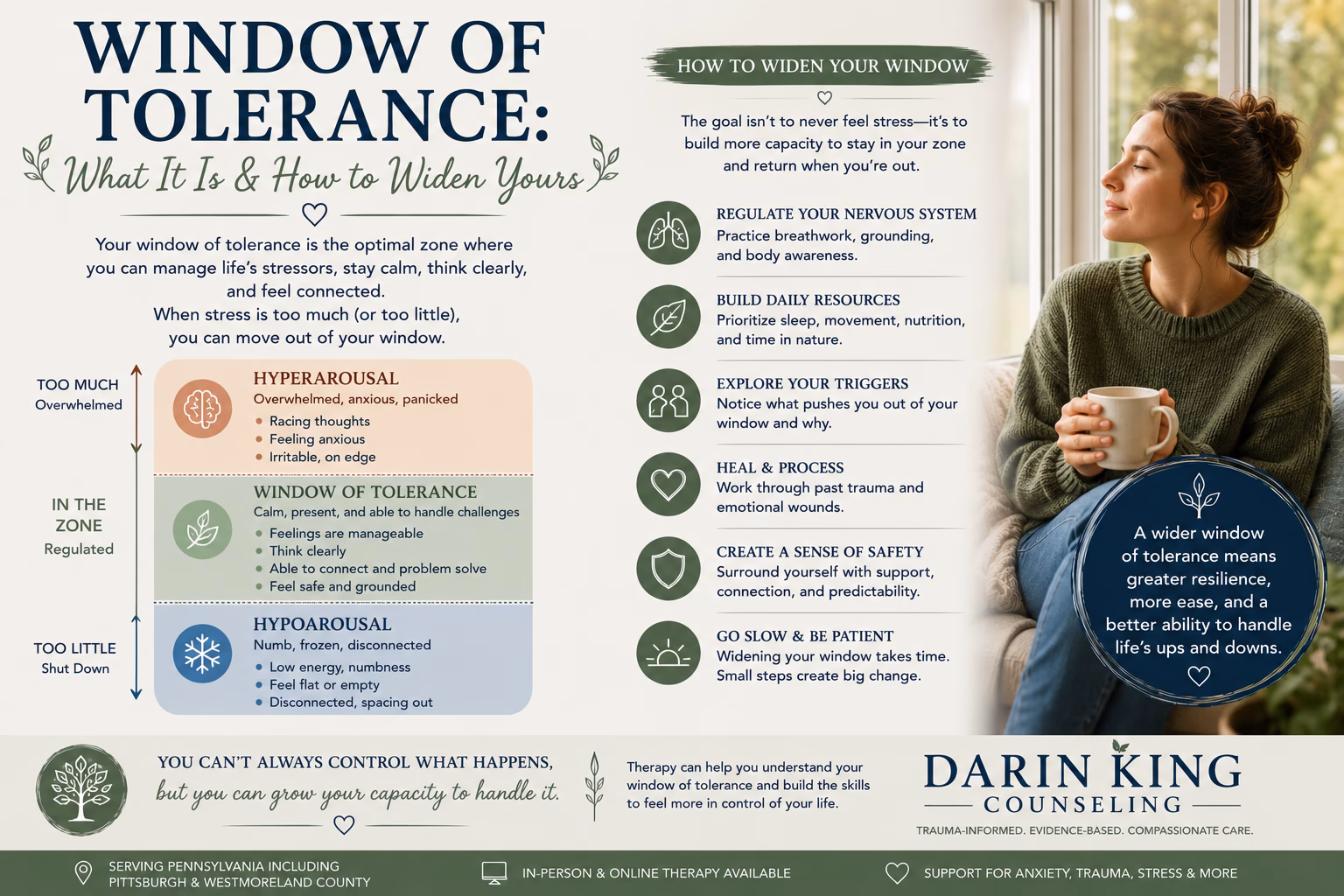 Window of Tolerance: What It Is & How to Widen Yours